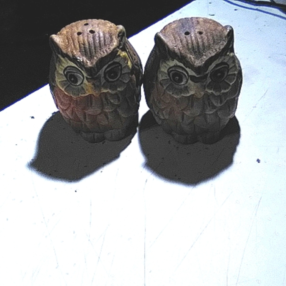Owl Salt and Pepper shakers